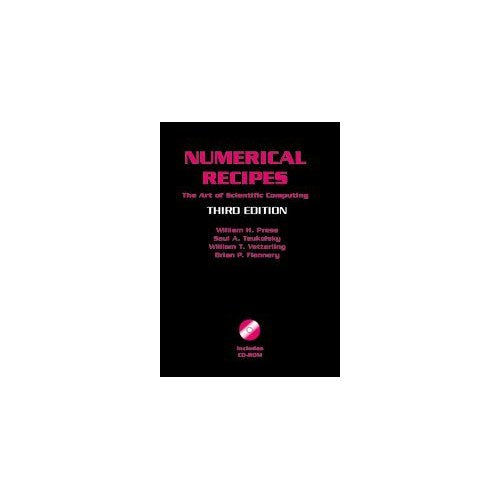 Numerical Recipes with Source Code CD-ROM 3rd Edition: The Art of Scientific Computing