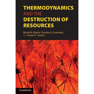 Thermodynamics and the Destruction of Resources