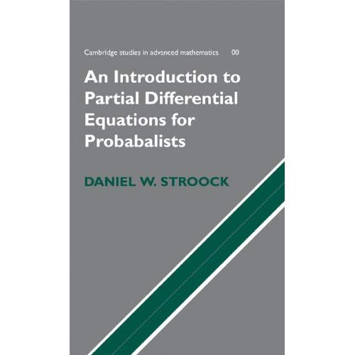 Partial Differential Equations for Probabilists
