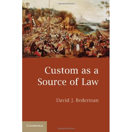 Custom as a Source of Law