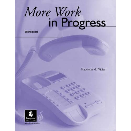 More Work in Progress Workbook