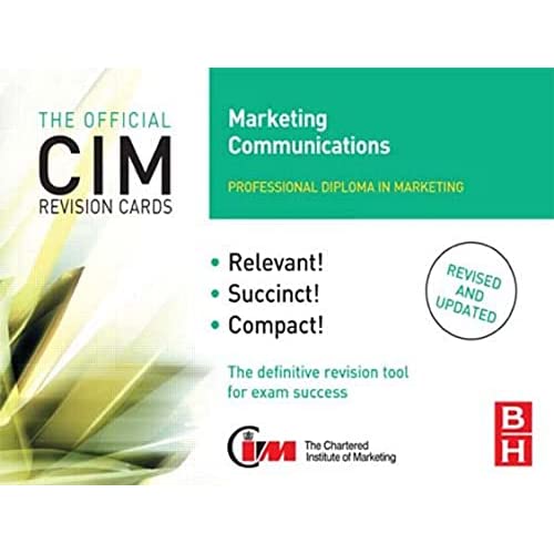 CIM Revision Cards Marketing Communications (Official CIM Revision Cards)