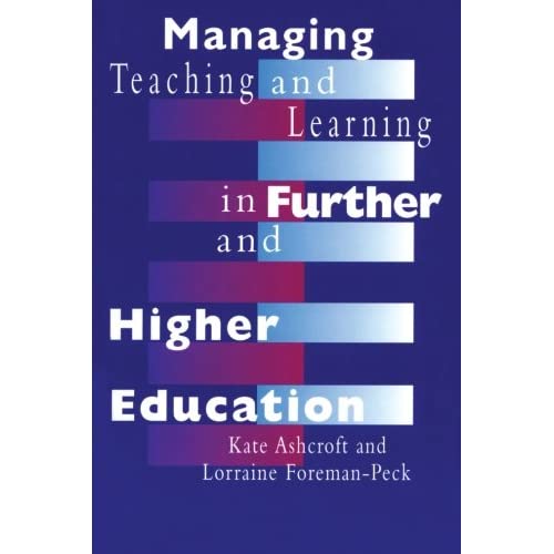 Managing Teaching and Learning in Further and Higher Education