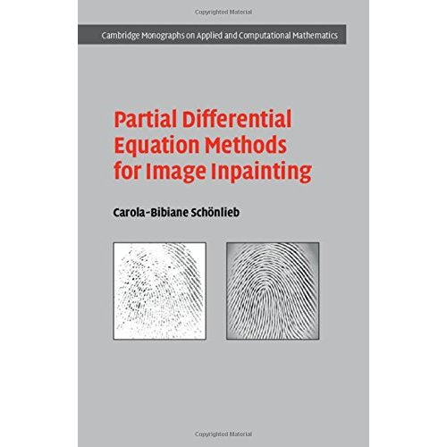 Partial Differential Equation Methods for Image Inpainting: 29 (Cambridge Monographs on Applied and Computational Mathematics, Series Number 29)