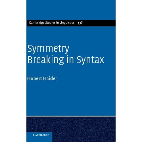 Symmetry Breaking in Syntax: 136 (Cambridge Studies in Linguistics, Series Number 136)