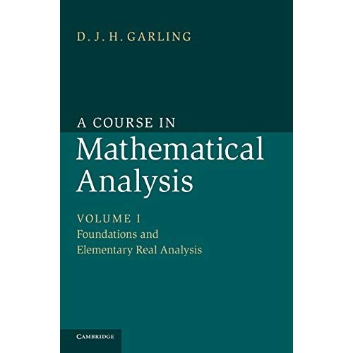 A Course in Mathematical Analysis: Volume 1 (A Course in Mathematical Analysis 3 Volume Set)