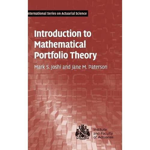 Introduction to Mathematical Portfolio Theory (International Series on Actuarial Science)