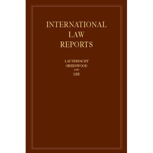 International Law Reports: Volume 157