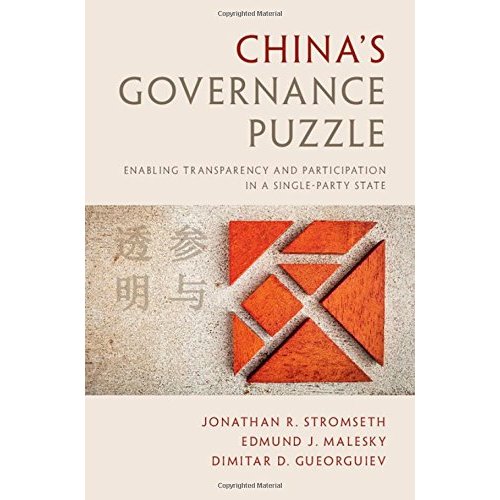 China's Governance Puzzle: Enabling Transparency and Participation in a Single-Party State