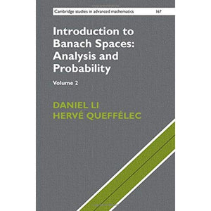 Introduction to Banach Spaces: Analysis and Probability: Volume 2 (Cambridge Studies in Advanced Mathematics)