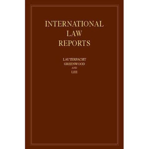 International Law Reports: Volume 168