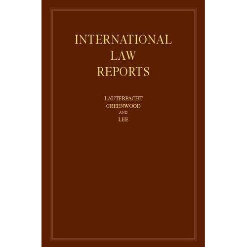 International Law Reports: Volume 168