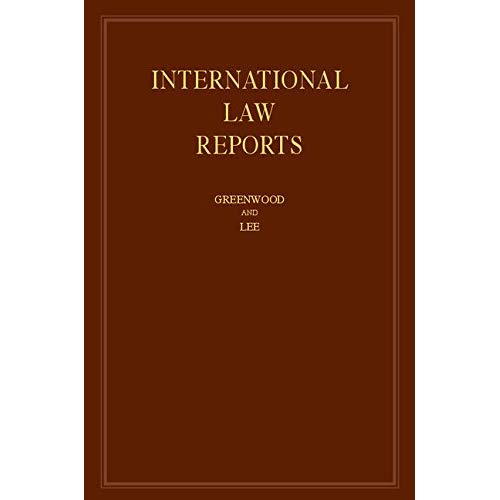 International Law Reports  : Volume 169