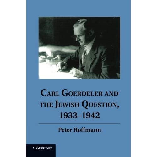 Carl Goerdeler and the Jewish Question, 1933-1942