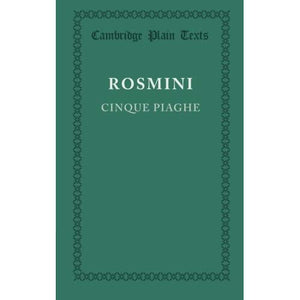 Cinque piaghe (Cambridge Plain Texts)