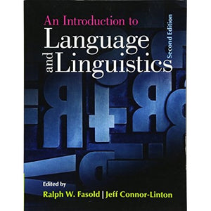 An Introduction to Language and Linguistics