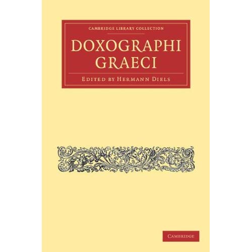 Doxographi Graeci (Cambridge Library Collection - Classics)