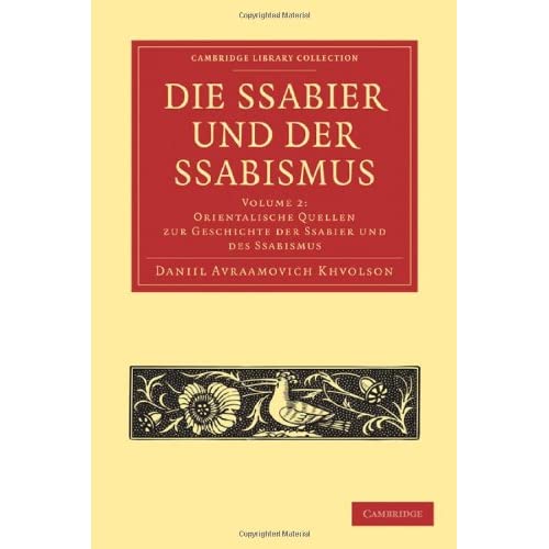 Die Ssabier und der Ssabismus: Volume 2 (Cambridge Library Collection - Spiritualism and Esoteric Knowledge)