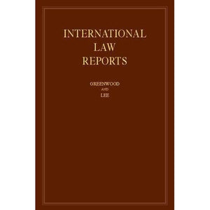 International Law Reports: Volume 171