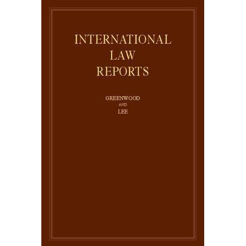 International Law Reports: Volume 171