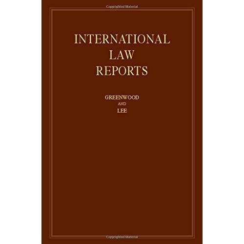 International Law Reports  : Volume 174