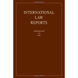 International Law Reports  : Volume 176