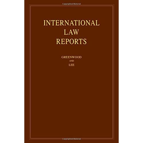 International Law Reports  : Volume 176