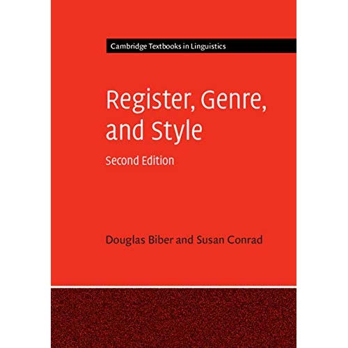 Register, Genre, and Style (Cambridge Textbooks in Linguistics)