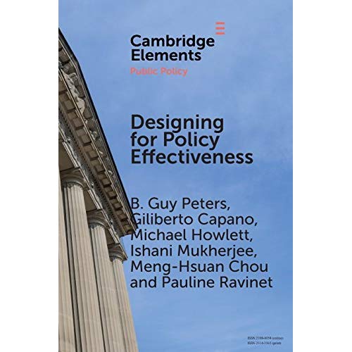Designing for Policy Effectiveness: Defining and Understanding a Concept (Elements in Public Policy)