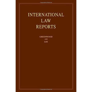 International Law Reports: Volume 190 (International Law Reports, Series Number 190)