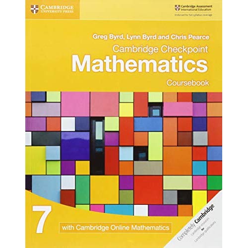 Cambridge Checkpoint Mathematics Coursebook 7 with Cambridge Online Mathematics (1 Year)