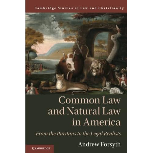 Common Law and Natural Law in America: From the Puritans to the Legal Realists (Law and Christianity)