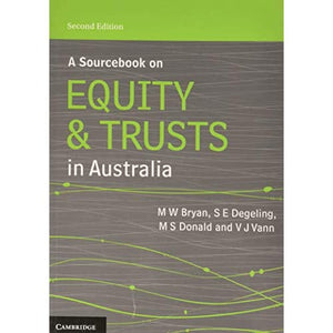 A Sourcebook on Equity and Trusts in Australia