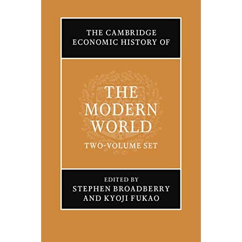 The Cambridge Economic History of the Modern World 2 Volume Hardback Set