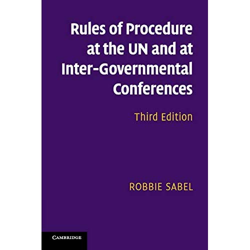 Rules of Procedure at the UN and at Inter-Governmental Conferences