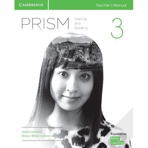 Prism Level 3 Teacher's Manual Listening and Speaking