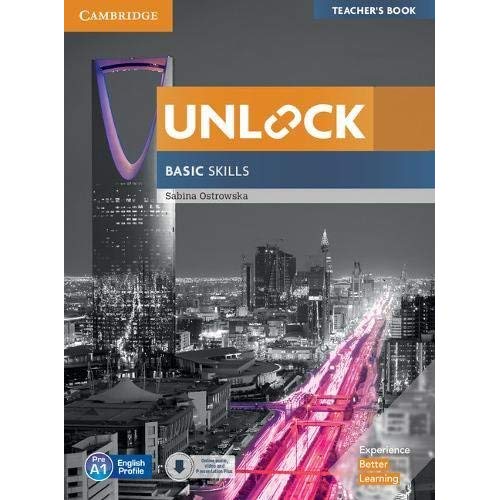 Unlock Basic Skills Teacher's Book with Downloadable Audio and Video and Presentation Plus