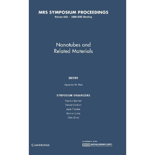 Nanotubes and Related Materials: Volume 633 (MRS Proceedings)