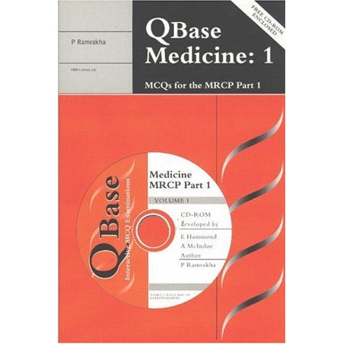 QBase Medicine Paperback with CD-ROM: Volume 1, MCQs for the MRCP, Part 1: MCQs for the MRCP v. 1