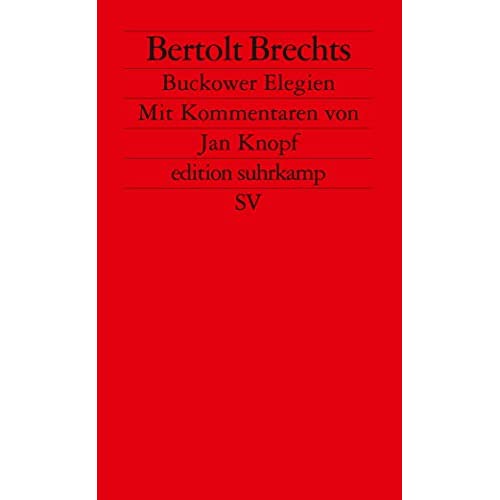 Buckower Elegien (Fiction, Poetry & Drama)