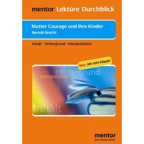 Lekture - Durchblick: Brecht: Mutter Courage und ihre Kinder